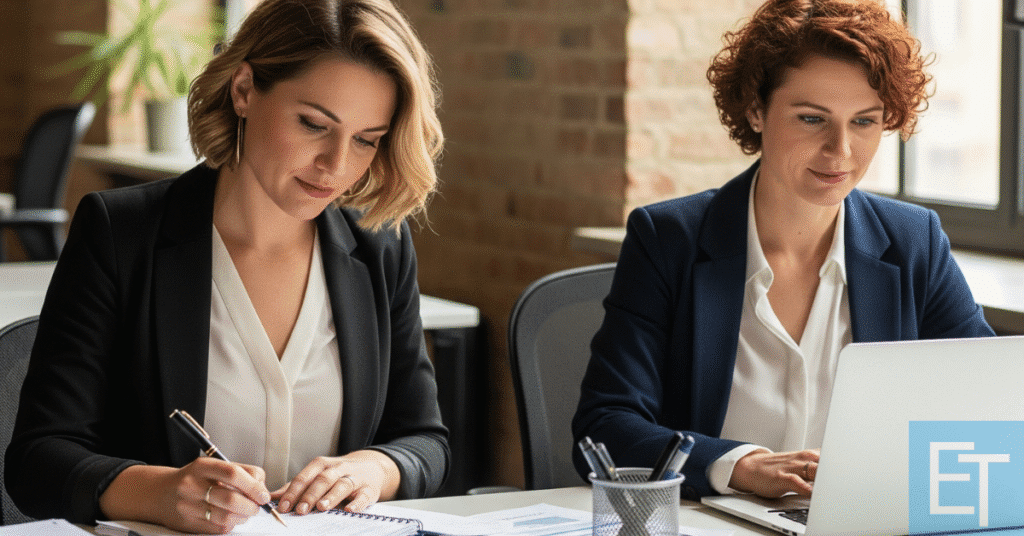 Mulher no novo mercado de trabalho IA