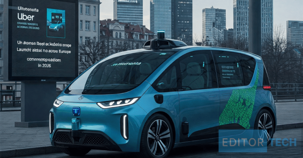 Uber Anuncia Parceria com Momenta para Lançar Robotaxis na Europa em 2026 2 Uber