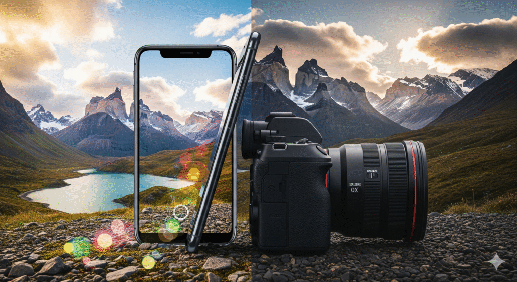 Camera Celular X Camera fotografica