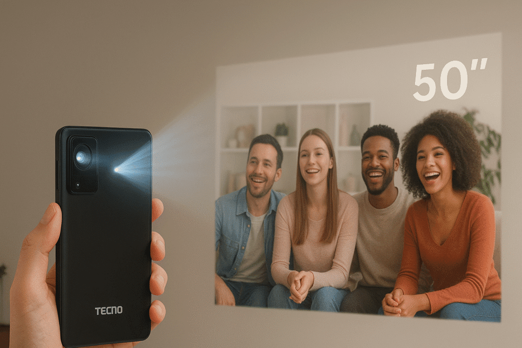 O “iPhone Moment” da Realidade Aumentada Chinesa: O Sucesso Surpreendente do TECNO Projector Phone 2 ChatGPT Image 18 de set. de 2025 10 32 23