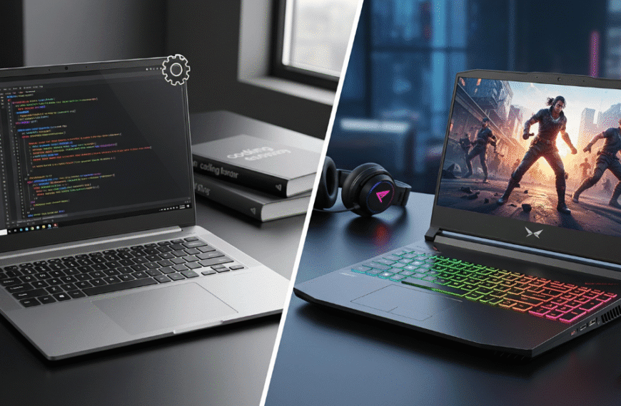 Notebooks para Desenvolvimento de Software vs Notebooks Gamer: Qual Vale Mais a Pena?