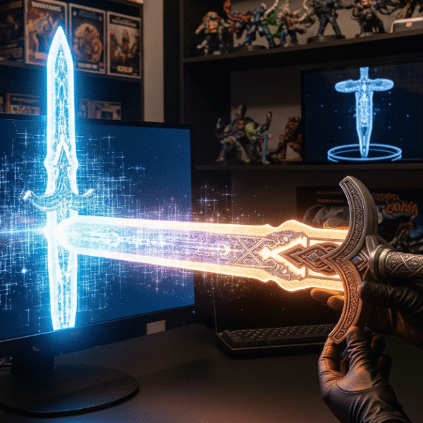 Economia “Phygital”: Como Itens de Games Estão Ganhando Versões Físicas Exclusivas e Criando um Novo Mercado de Colecionadores