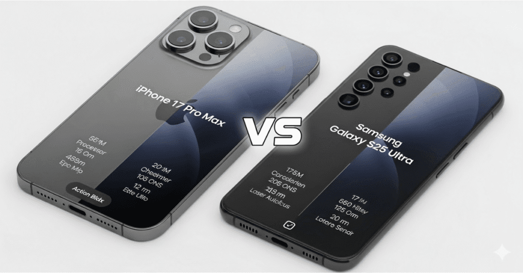 iPhone 17 Pro Max vs Galaxy S25 Ultra