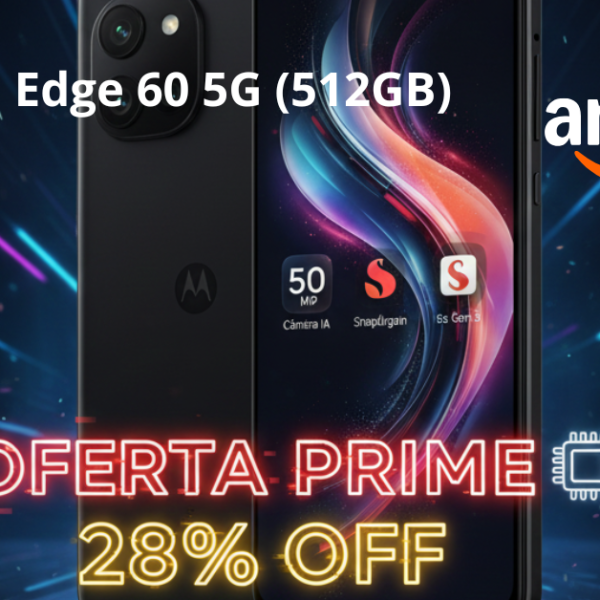 OFERTA PRIME: Motorola Edge 60 5G (512GB) com Preço Histórico na Amazon!