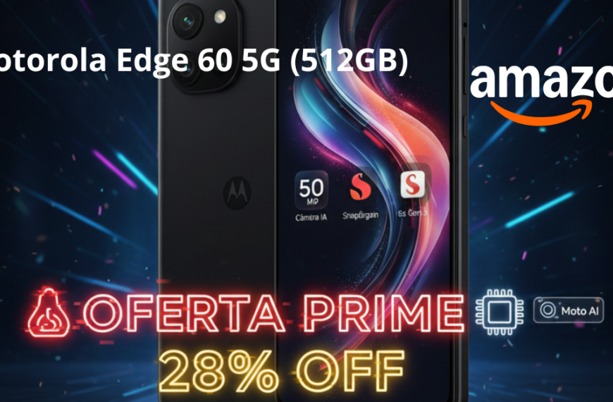 OFERTA PRIME: Motorola Edge 60 5G (512GB) com Preço Histórico na Amazon!