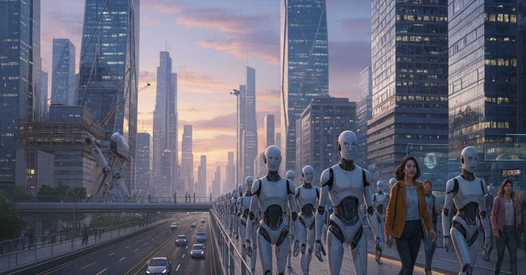 O Fim da Ficção Científica: Como os Robôs Humanoides Vão Remodelar o Trabalho, a Casa e a Sociedade em 2026! 2 Robos Humanoide